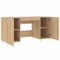 vidaXL Escritorio madera de ingeniería roble Sonoma 140x50x75 cm vidaXL Escritorio madera de ingeniería roble Sonoma 140x50x75 cm