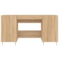 vidaXL Escritorio madera de ingeniería roble Sonoma 140x50x75 cm vidaXL Escritorio madera de ingeniería roble Sonoma 140x50x75 cm