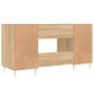 vidaXL Escritorio madera de ingeniería roble Sonoma 140x50x75 cm vidaXL Escritorio madera de ingeniería roble Sonoma 140x50x75 cm