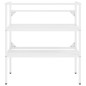 vidaXL Estructura de lavabo de hierro blanco 79x38x83 cm vidaXL Estructura de lavabo de hierro blanco 79x38x83 cm