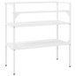 vidaXL Estructura de lavabo de hierro blanco 79x38x83 cm vidaXL Estructura de lavabo de hierro blanco 79x38x83 cm