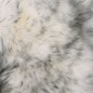 vidaXL Cojines de sillas 2 uds piel oveja genuina mezcla gris 40x40 cm