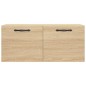 vidaXL Armario de pared madera ingeniería roble Sonoma 80x36,5x35 cm vidaXL Armario de pared madera ingeniería roble Sonoma 80x36,5x35 cm