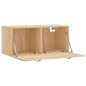 vidaXL Armario de pared madera ingeniería roble Sonoma 80x36,5x35 cm vidaXL Armario de pared madera ingeniería roble Sonoma 80x36,5x35 cm
