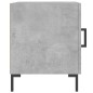 vidaXL Mesita de noche madera de ingeniería gris hormigón 40x40x50 cm vidaXL Mesita de noche madera de ingeniería gris hormigón 40x40x50 cm