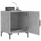 vidaXL Mesita de noche madera de ingeniería gris hormigón 40x40x50 cm vidaXL Mesita de noche madera de ingeniería gris hormigón 40x40x50 cm