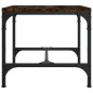 vidaXL Mesa de centro madera contrachapada roble ahumado 50x50x35 cm vidaXL Mesa de centro madera contrachapada roble ahumado 50x50x35 cm