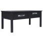 vidaXL Mesa de centro de madera negro 100x50x45 cm vidaXL Mesa de centro de madera negro 100x50x45 cm
