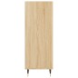 vidaXL Aparador de madera de ingeniería roble Sonoma 34,5x32,5x90 cm vidaXL Aparador de madera de ingeniería roble Sonoma 34,5x32,5x90 cm
