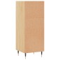 vidaXL Aparador de madera de ingeniería roble Sonoma 34,5x32,5x90 cm vidaXL Aparador de madera de ingeniería roble Sonoma 34,5x32,5x90 cm