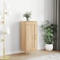 vidaXL Aparador madera contrachapada color roble Sonoma 34,5x34x90 cm