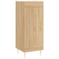 vidaXL Aparador madera contrachapada color roble Sonoma 34,5x34x90 cm