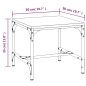 vidaXL Mesa de centro madera contrachapada roble ahumado 50x50x35 cm vidaXL Mesa de centro madera contrachapada roble ahumado 50x50x35 cm