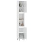 vidaXL Armario de baño madera contrachapada blanco brillo 30x30x190 cm vidaXL Armario de baño madera contrachapada blanco brillo 30x30x190 cm