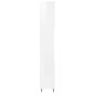 vidaXL Armario de baño madera contrachapada blanco brillo 30x30x190 cm vidaXL Armario de baño madera contrachapada blanco brillo 30x30x190 cm