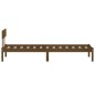 vidaXL Estructura cama madera pino pequeña individual marrón 90x190 cm vidaXL Estructura cama madera pino pequeña individual marrón 90x190 cm