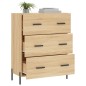 vidaXL Aparador de madera de ingeniería roble Sonoma 69,5x34x90 cm vidaXL Aparador de madera de ingeniería roble Sonoma 69,5x34x90 cm