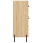 vidaXL Aparador de madera de ingeniería roble Sonoma 69,5x34x90 cm vidaXL Aparador de madera de ingeniería roble Sonoma 69,5x34x90 cm