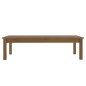 vidaXL Mesa de centro madera maciza de pino marrón miel 110x50x30 cm
