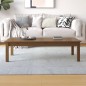 vidaXL Mesa de centro madera maciza de pino marrón miel 110x50x30 cm