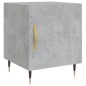 vidaXL Mesita de noche madera de ingeniería gris hormigón 40x40x50 cm vidaXL Mesita de noche madera de ingeniería gris hormigón 40x40x50 cm