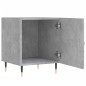 vidaXL Mesita de noche madera de ingeniería gris hormigón 40x40x50 cm vidaXL Mesita de noche madera de ingeniería gris hormigón 40x40x50 cm