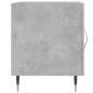 vidaXL Mesita de noche madera de ingeniería gris hormigón 40x40x50 cm vidaXL Mesita de noche madera de ingeniería gris hormigón 40x40x50 cm