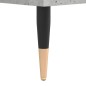 vidaXL Mesita de noche madera de ingeniería gris hormigón 40x40x50 cm vidaXL Mesita de noche madera de ingeniería gris hormigón 40x40x50 cm