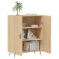 vidaXL Aparador de madera de ingeniería roble Sonoma 69,5x34x90 cm vidaXL Aparador de madera de ingeniería roble Sonoma 69,5x34x90 cm