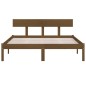 vidaXL Estructura de cama madera maciza pino marrón miel 160x200 cm vidaXL Estructura de cama madera maciza pino marrón miel 160x200 cm