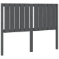 vidaXL Cabecero de cama madera maciza de pino gris 125,5x4x100 cm vidaXL Cabecero de cama madera maciza de pino gris 125,5x4x100 cm