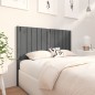 vidaXL Cabecero de cama madera maciza de pino gris 125,5x4x100 cm vidaXL Cabecero de cama madera maciza de pino gris 125,5x4x100 cm