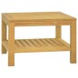 vidaXL Mesa de centro madera maciza de teca 60x60x40 cm vidaXL Mesa de centro madera maciza de teca 60x60x40 cm