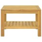vidaXL Mesa de centro madera maciza de teca 60x60x40 cm vidaXL Mesa de centro madera maciza de teca 60x60x40 cm