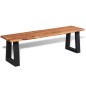 vidaXL Banco de madera de acacia maciza 145 cm vidaXL Banco de madera de acacia maciza 145 cm