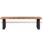 vidaXL Banco de madera de acacia maciza 145 cm vidaXL Banco de madera de acacia maciza 145 cm