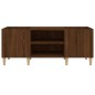 vidaXL Mueble de discos madera contrachapada roble marrón 121x38x48 cm vidaXL Mueble de discos madera contrachapada roble marrón 121x38x48 cm