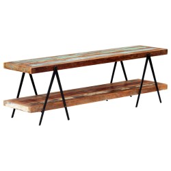 vidaXL Mueble para TV de madera maciza reciclada 160x40x50 cm