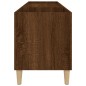 vidaXL Mueble de discos madera contrachapada roble marrón 121x38x48 cm vidaXL Mueble de discos madera contrachapada roble marrón 121x38x48 cm