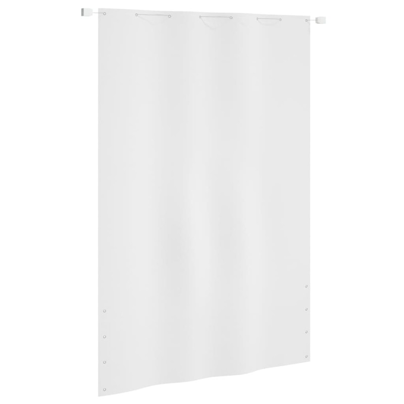 vidaXL Toldo pantalla para balcón tela oxford blanco 160x240 cm vidaXL Toldo pantalla para balcón tela oxford blanco 160x240 cm