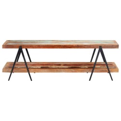 vidaXL Mueble para TV de madera maciza reciclada 160x40x50 cm