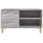 vidaXL Mueble discos madera contrachapada gris sonoma 84,5x38x48 cm vidaXL Mueble discos madera contrachapada gris sonoma 84,5x38x48 cm