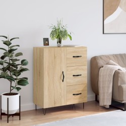 vidaXL Aparador de madera de ingeniería roble Sonoma 69,5x34x90 cm