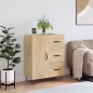 vidaXL Aparador de madera de ingeniería roble Sonoma 69,5x34x90 cm