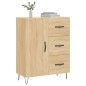 vidaXL Aparador de madera de ingeniería roble Sonoma 69,5x34x90 cm