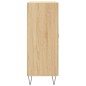 vidaXL Aparador de madera de ingeniería roble Sonoma 69,5x34x90 cm