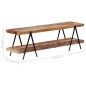 vidaXL Mueble para TV de madera maciza reciclada 160x40x50 cm vidaXL Mueble para TV de madera maciza reciclada 160x40x50 cm