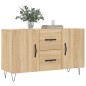 vidaXL Aparador de madera de ingeniería roble Sonoma 100x36x60 cm vidaXL Aparador de madera de ingeniería roble Sonoma 100x36x60 cm