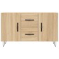 vidaXL Aparador de madera de ingeniería roble Sonoma 100x36x60 cm vidaXL Aparador de madera de ingeniería roble Sonoma 100x36x60 cm