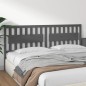 vidaXL Cabecero de cama madera maciza de pino gris 205,5x4x100 cm vidaXL Cabecero de cama madera maciza de pino gris 205,5x4x100 cm